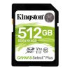  Зображення Kingston 512GB SDXC Canvas Select Plus 100R C10 UHS-I U3 V30, EAN: 740617298192 